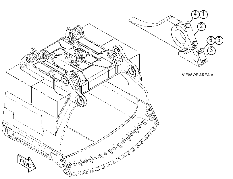 PLATE AS-BUCKET 4621320 CAT
