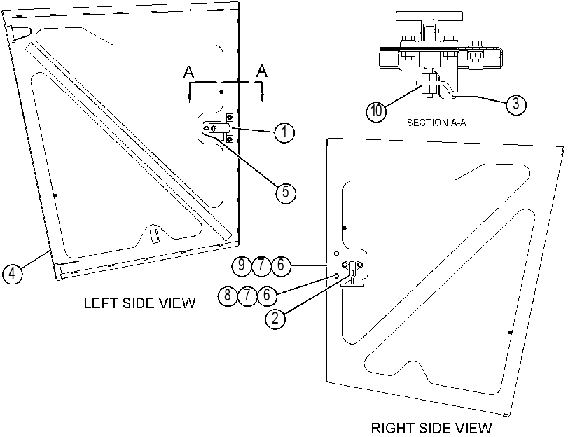 DOOR GP-HOOD 4247836 CAT