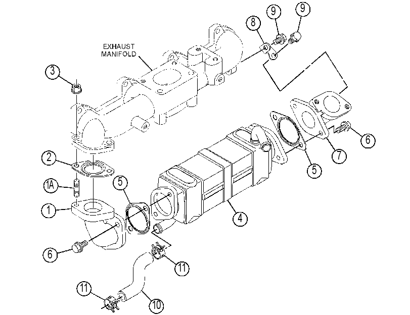COOLER GP-EXHAUST 4840225 CAT