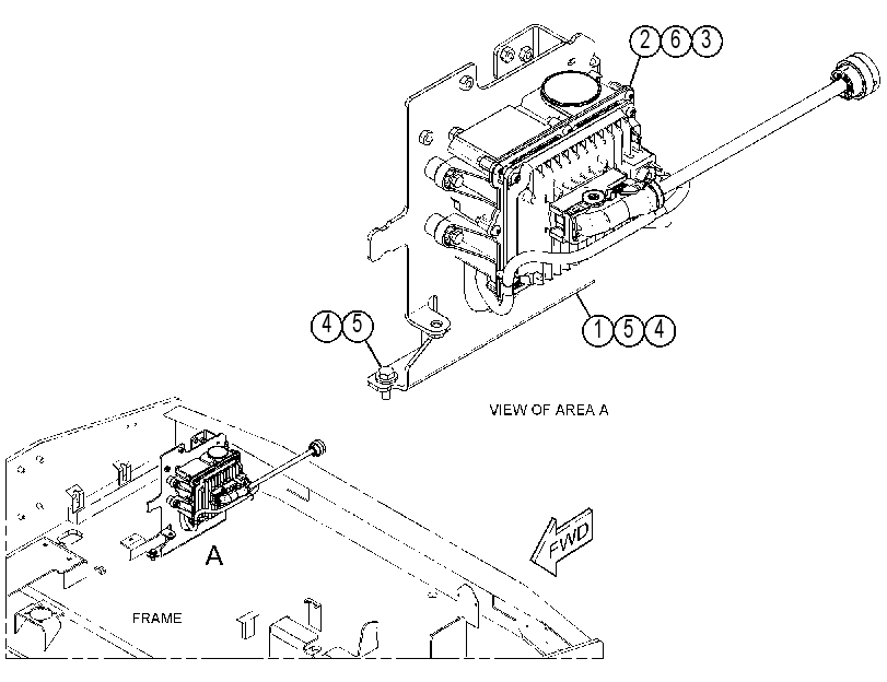 MOUNTING GP-DEF TANK 4438804 CAT
