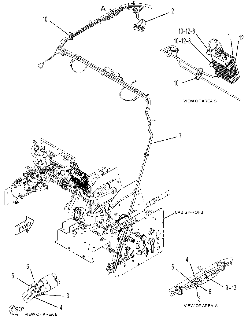 WIRING GP-OBJECT DETECTION 3812507 CAT