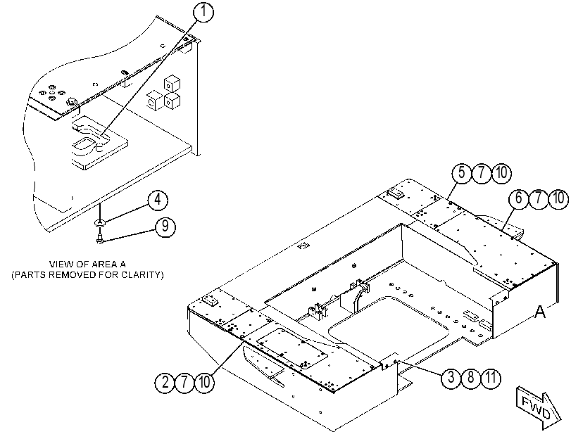 BUMPER GP-REAR 4642437 CAT