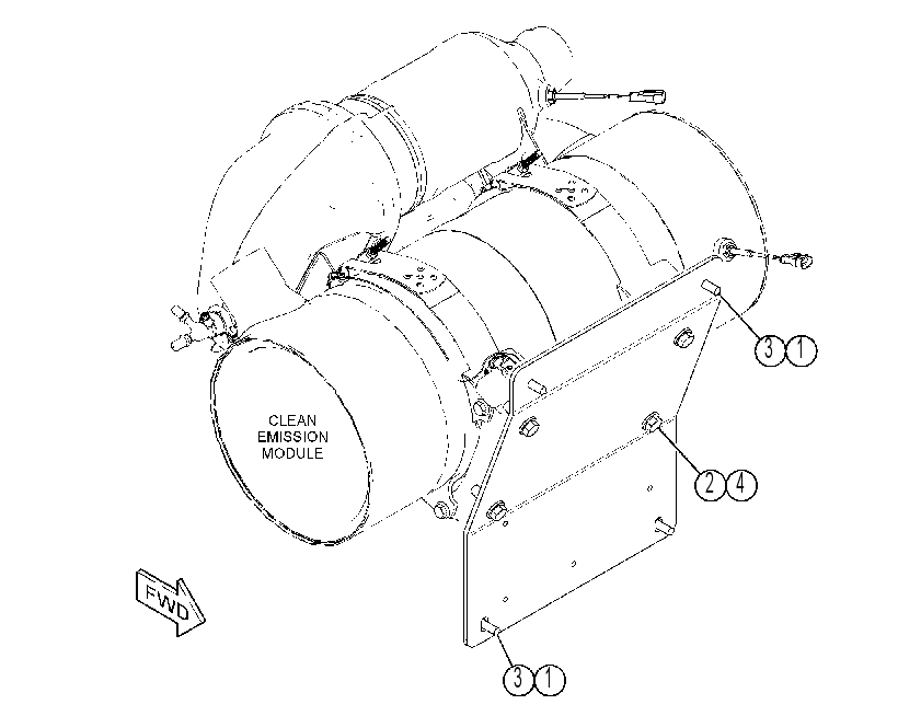 MOUNTING GP-CEM 4438802 CAT