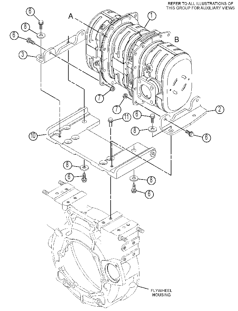 MUFFLER & MOUNTING GP 4841199 CAT