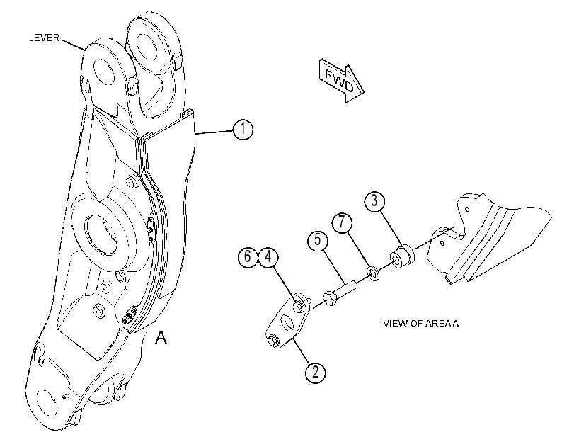GUARD GP-LEVER 4207704 CAT