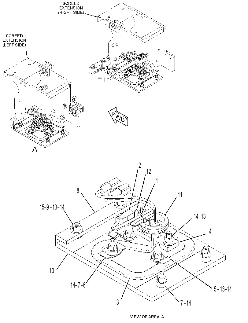 PLATE & HEATER GP-SCREED 3870250 CAT