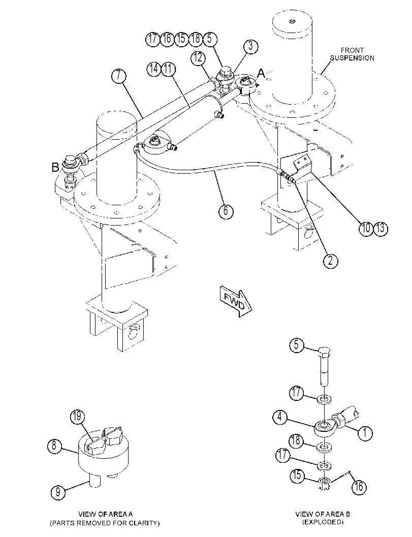 CYLINDER & TIE ROD GP-STEERING 4727109 CAT