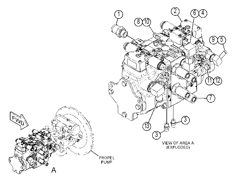 PUMP & MTG GP-VIBRATORY 4205772 CAT