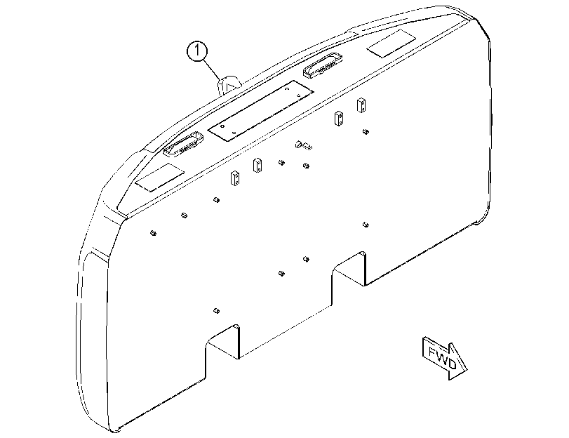 COUNTERWEIGHT AS 4612380 CAT