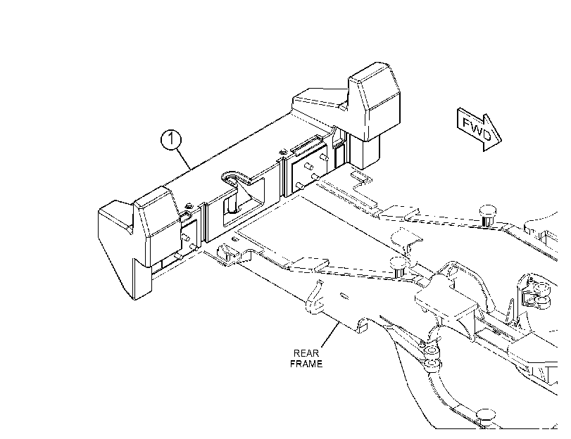 COUNTERWEIGHT AR 4737626 CAT