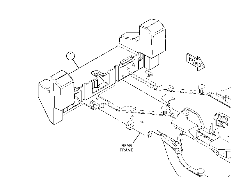 COUNTERWEIGHT AR 4737627 CAT