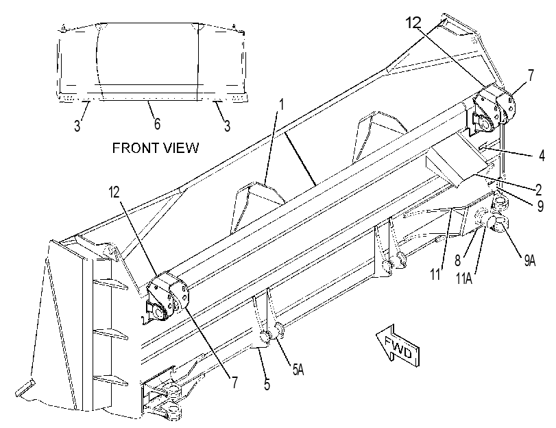 BLADE AS-UNIVERSAL 1088318 CAT