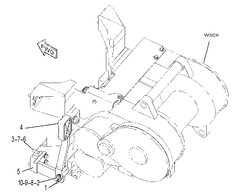 STEP GP-WINCH 3571968 CAT