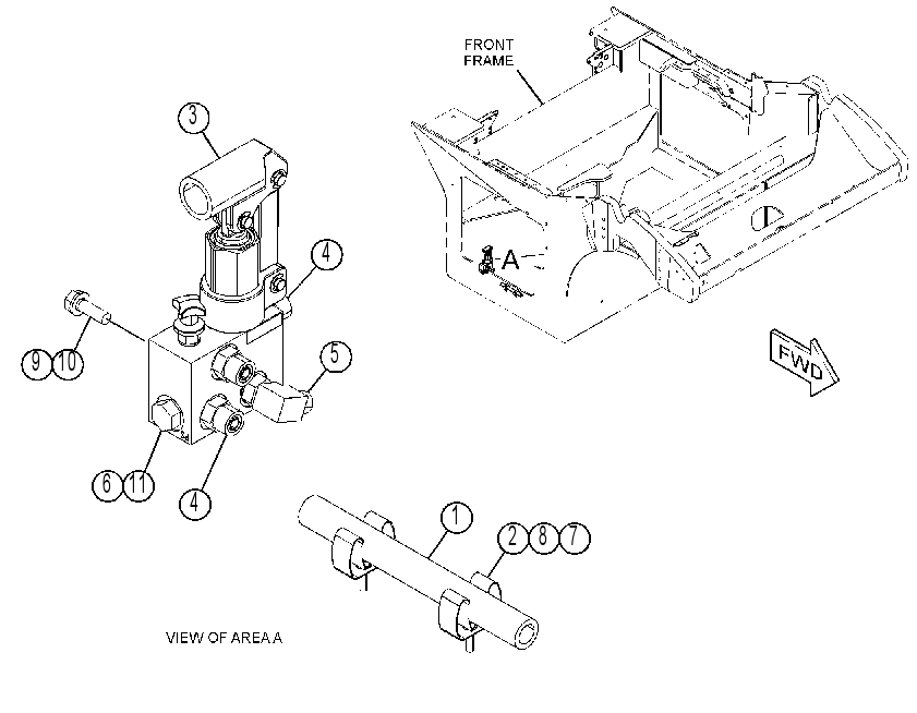 VALVE & MTG GP-BRAKE CONTROL 4241301 CAT