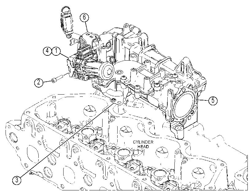 Клапан с креплением 4667875 CAT
