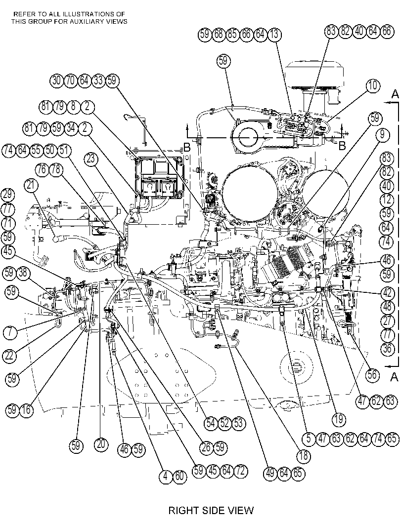 Проводка двигателя 4559043 CAT