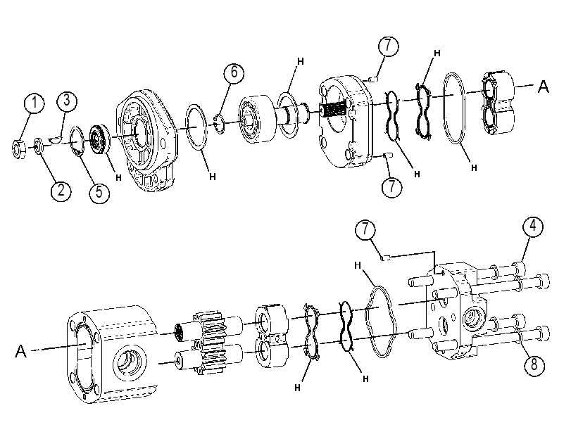 MOTOR GP-HYDRAULIC 4553110 CAT