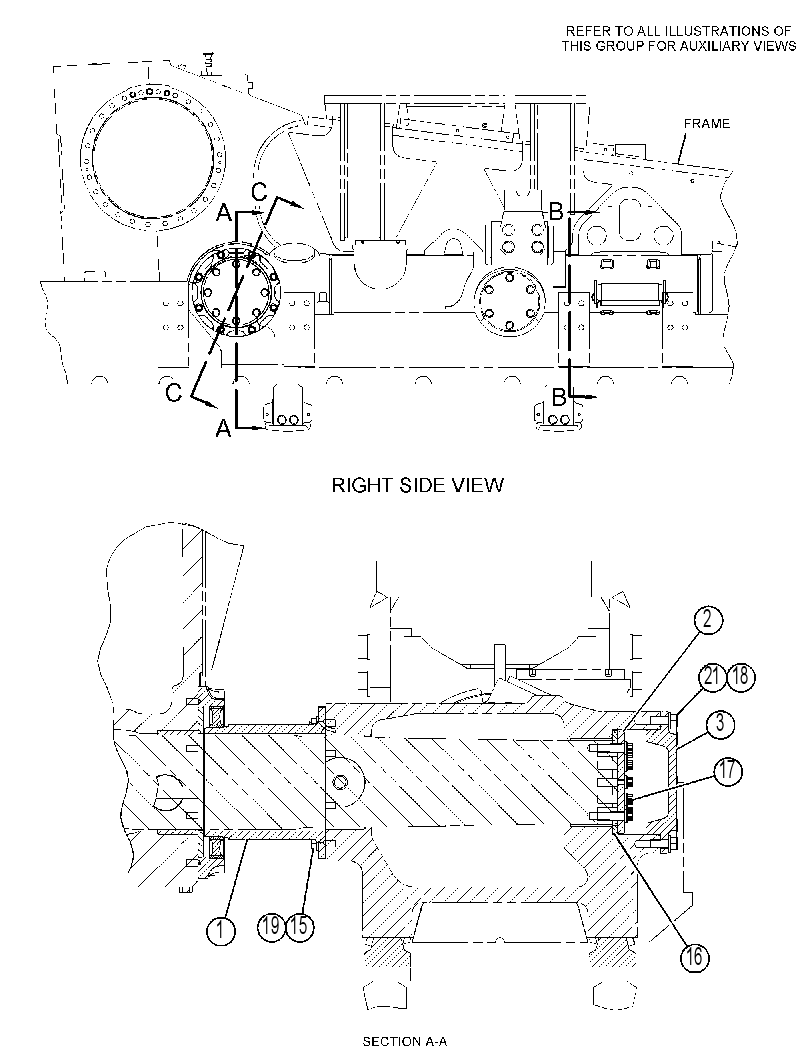 MOUNTING GP-ROLLER FRAME 4246224 CAT