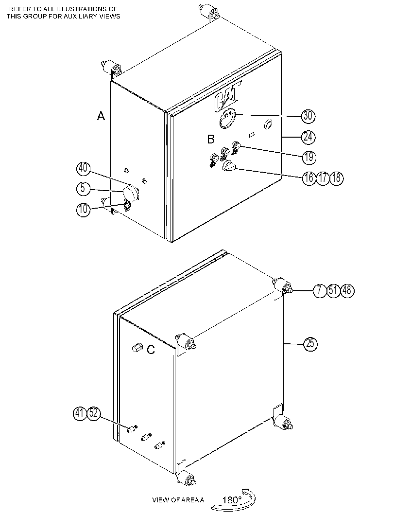 Панель электронная 3896007 CAT