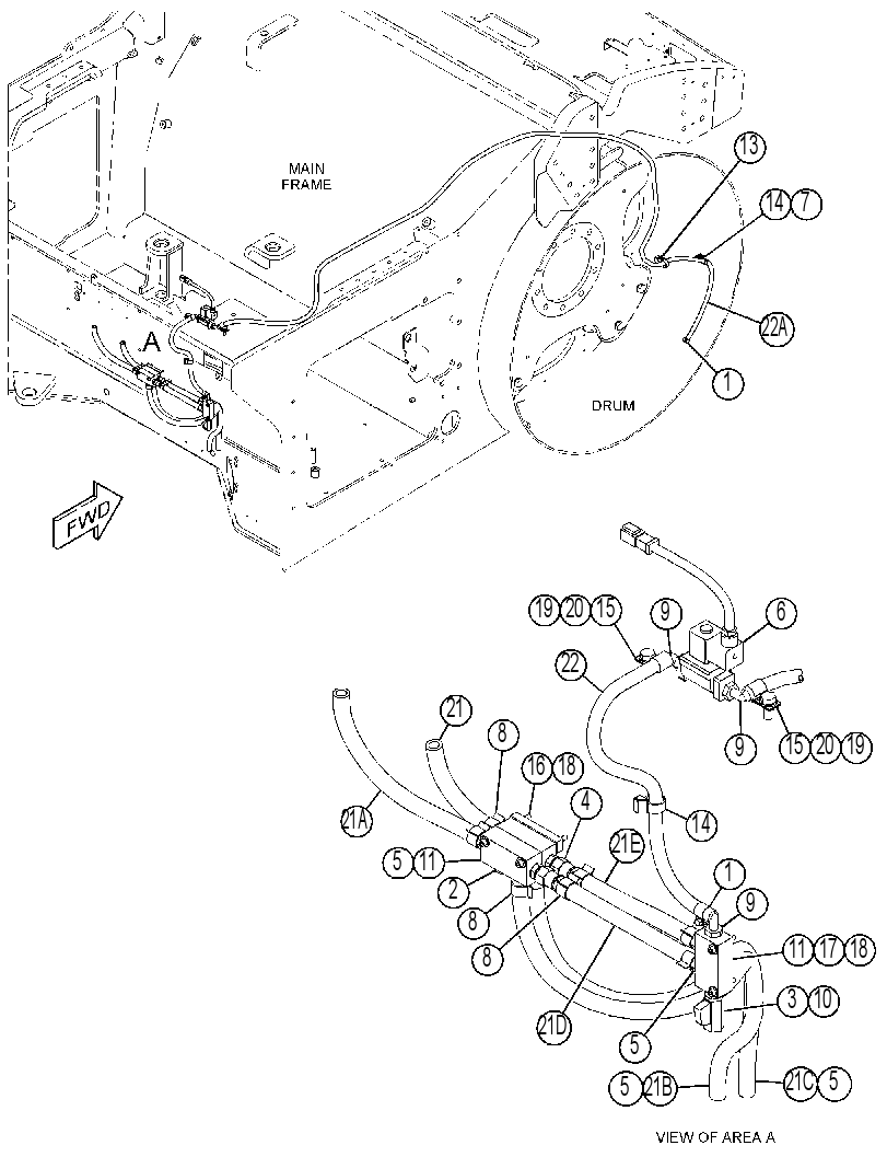 LINES GP-WATER SPRAY 4250347 CAT