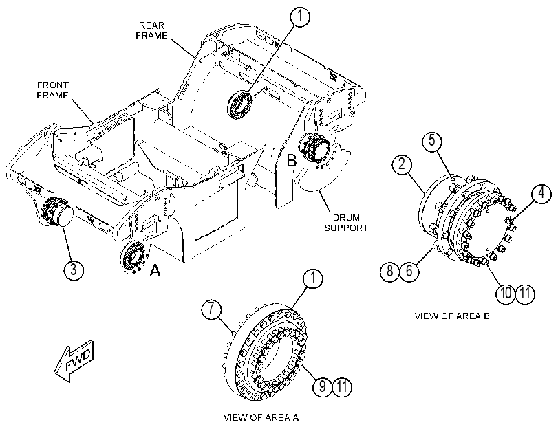DRIVE GP-DRUM 3995709 CAT