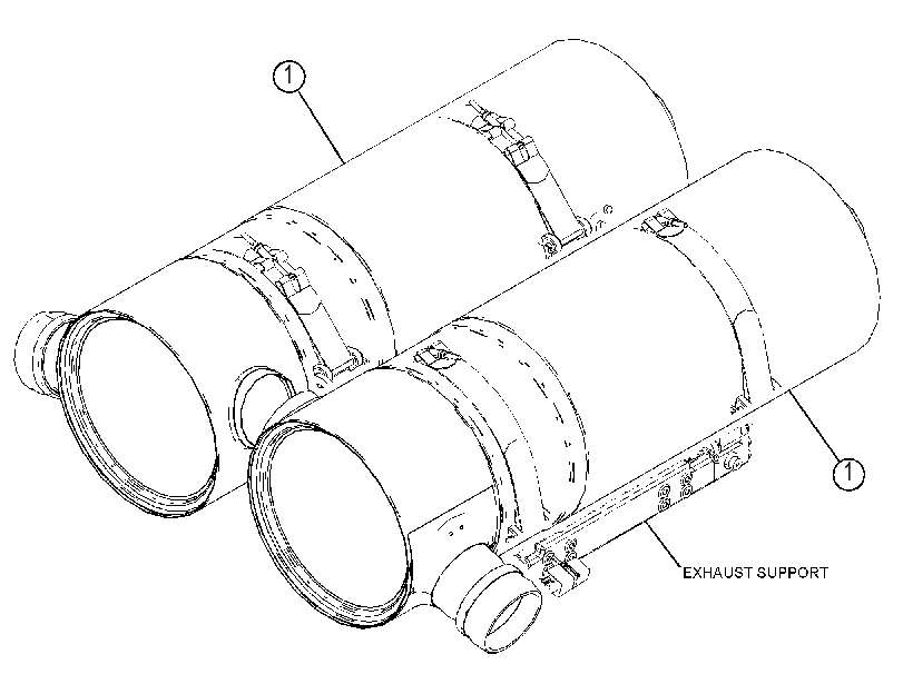 MUFFLER & CONVERTER GP 4203562 CAT