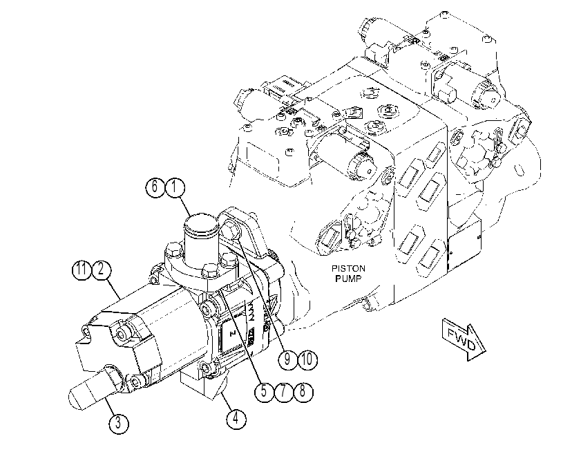 PUMP & MTG GP-GEAR 4226172 CAT
