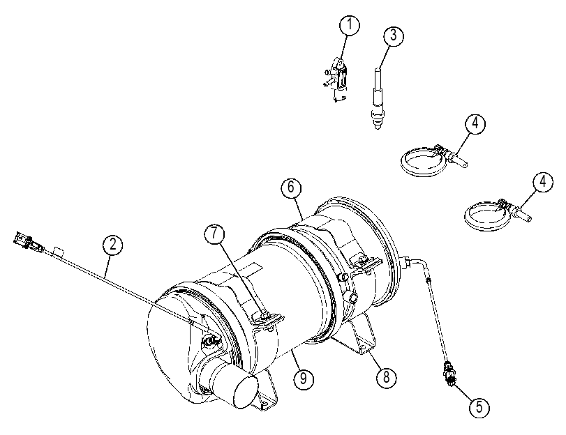 FILTER & MTG GP-DPF 3751419 CAT