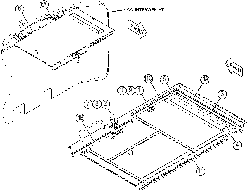 Капот двигателя 4554057 CAT
