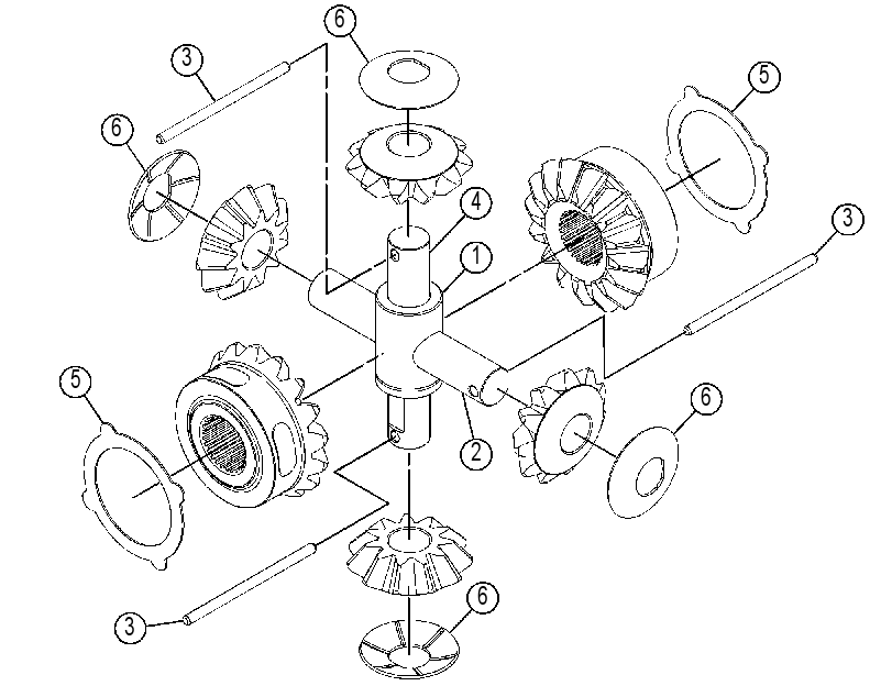 KIT-DIFFERENTIAL 4240153 CAT