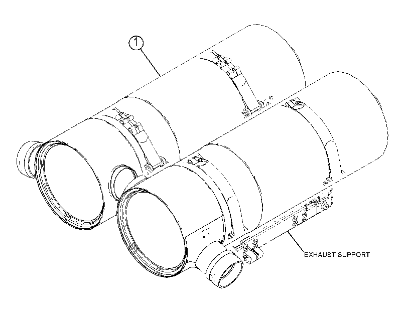 MUFFLER & CONVERTER GP 4203548 CAT
