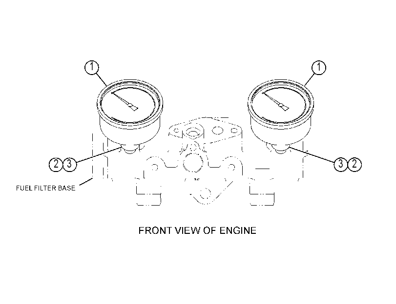GAUGE GP-FUEL PRESSURE 3948567 CAT