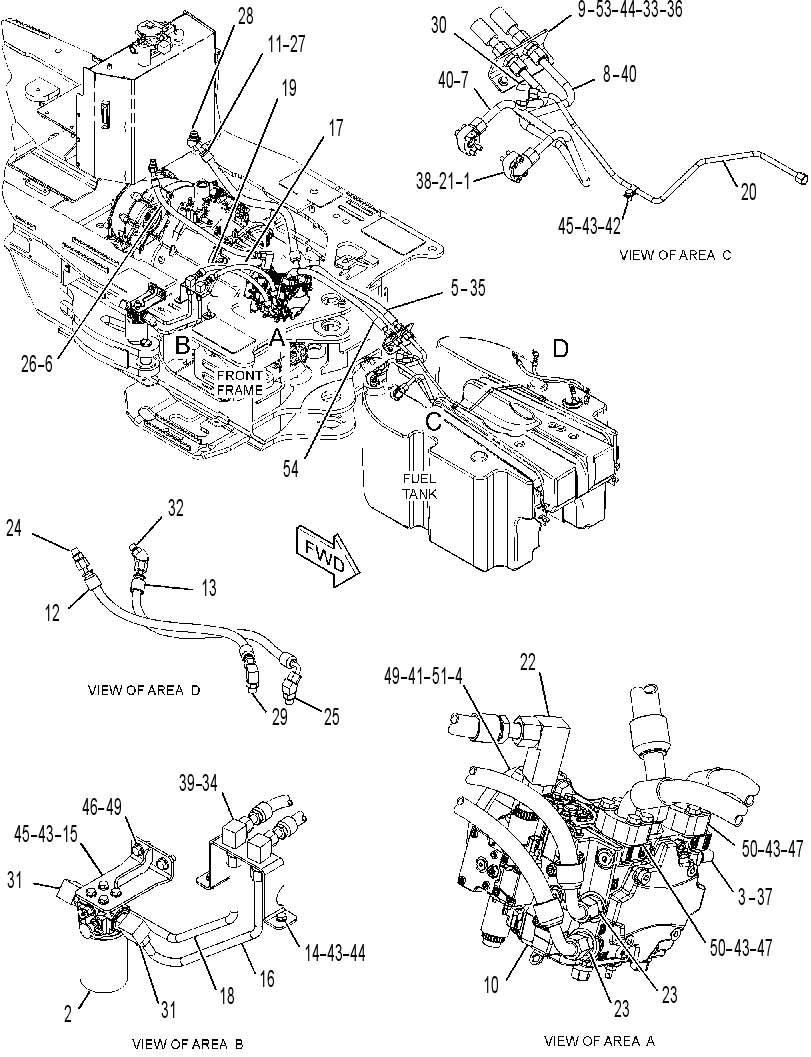 LINES GP-WINCH 4384370 CAT