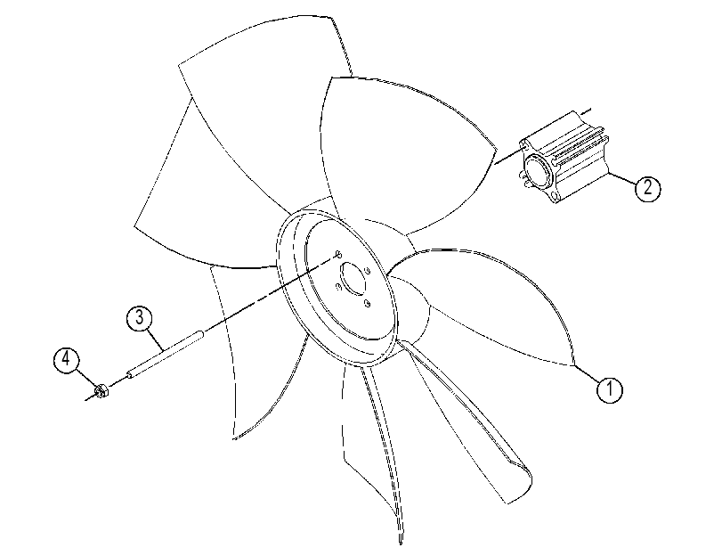 FAN GP 2939725 CAT