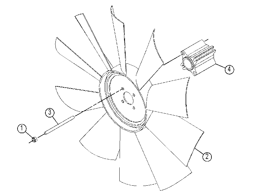 FAN GP 2843424 CAT