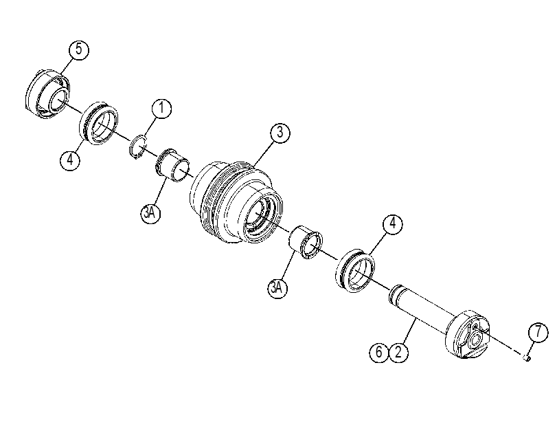 ROLLER GP-TRACK-CENTER FLANGE 4687455 CAT
