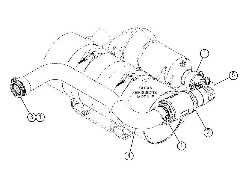 EXHAUST GP-FLEXIBLE 4330902 CAT