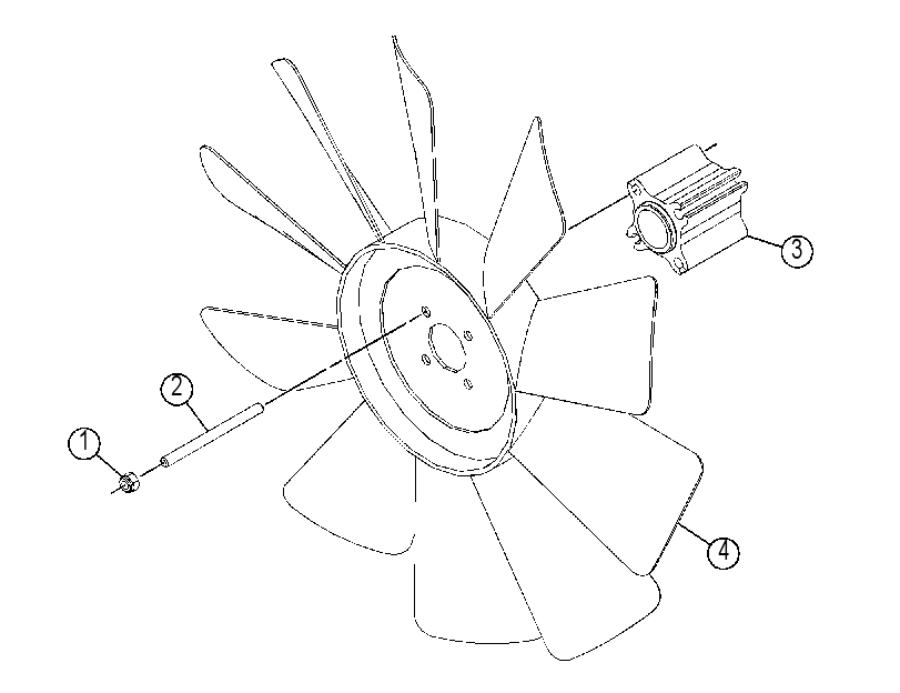 FAN GP 3872356 CAT