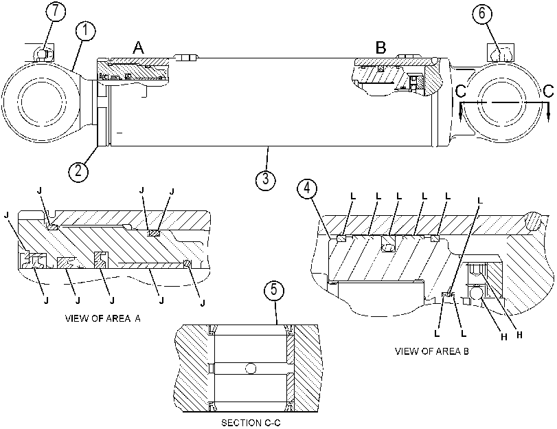 CYLINDER GP-BLADE 3976965 CAT