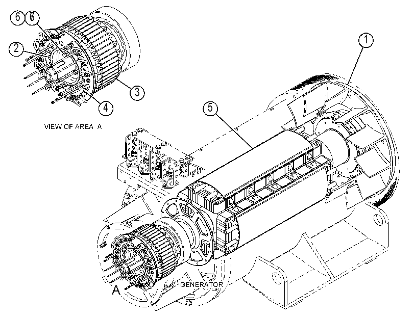 Ротор генератора 4509447 CAT