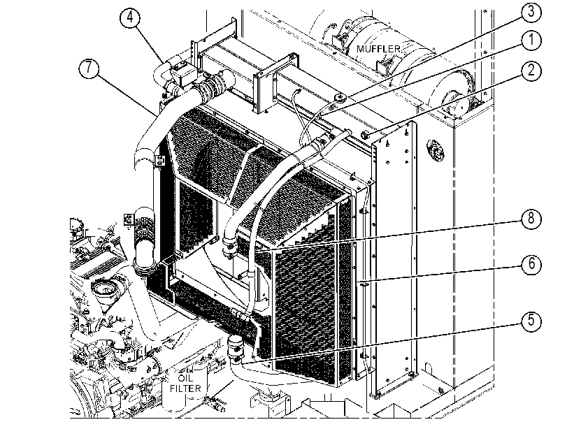 Радиатор 4519542 CAT