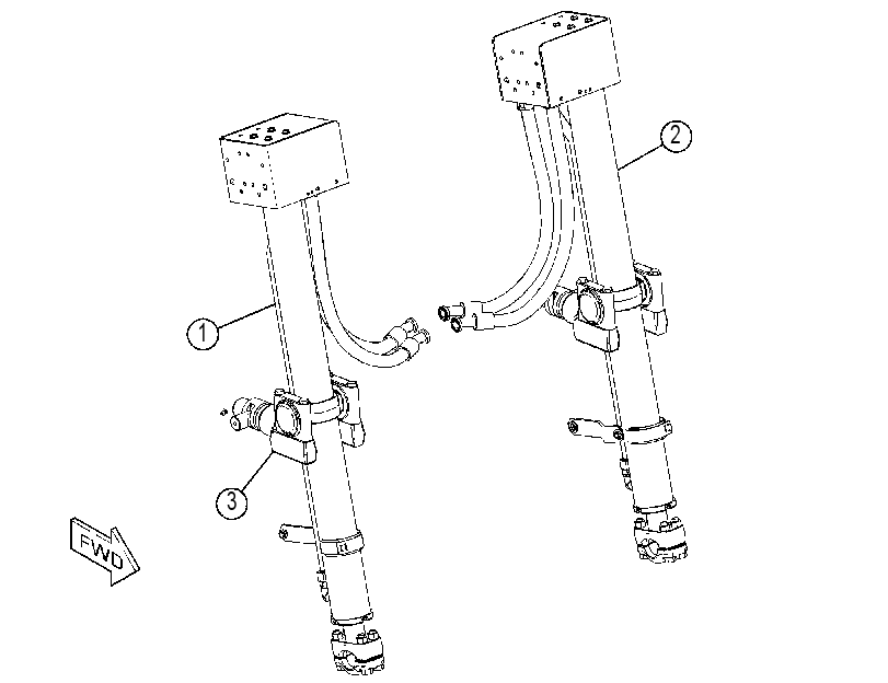 CYLINDER AR-LIFT 3984512 CAT