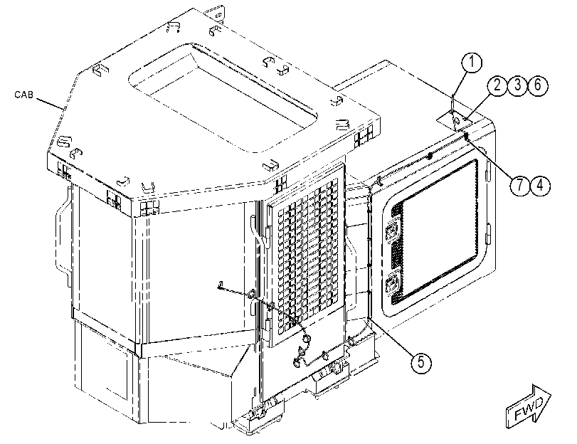MONITOR & MOUNTING GP 3671851 CAT