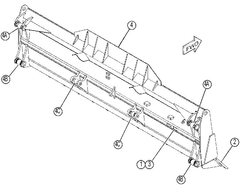 BLADE & EDGE GP-STRAIGHT 4627253 CAT