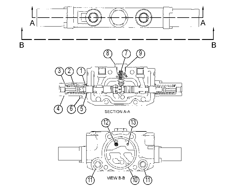 Клапан управляющий 4800611 CAT