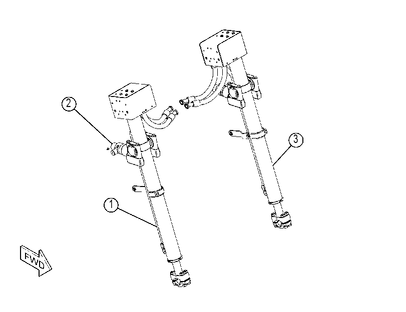 CYLINDER AR-LIFT 3984530 CAT