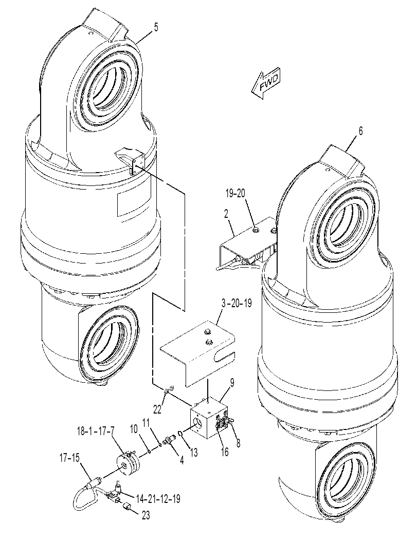 SUSPENSION AR-REAR 1922905 CAT