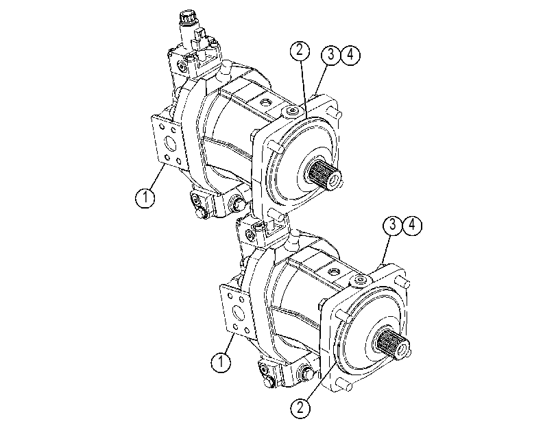 MOTOR & MTG GP-WINCH 4501043 CAT