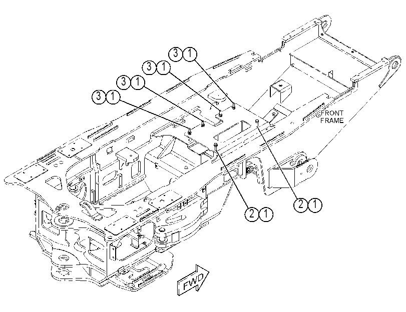 HARDWARE GP-MOUNTING 3869543 CAT