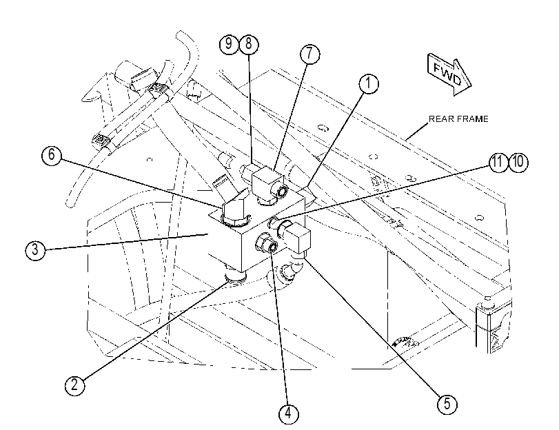 VALVE & MTG GP-BYPASS 3865816 CAT